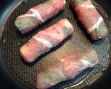 梅シソチーズちくわの肉巻き〜 お弁当に作り方16写真