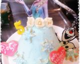 簡単！可愛い！エルサのドールケーキ。作り方11写真