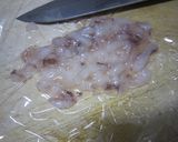 塩辛チーズのポテトもち作り方2写真