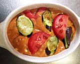 茄子とトマトのミルフィーユ風作り方10写真