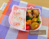 幼稚園 お弁当♡くま めっちゃ簡単作り方3写真