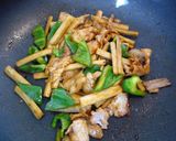 豚バラと牛蒡スティックのピリ辛炒め作り方6写真