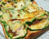 お弁当の余りで♡ミートピザトースト♡作り方5写真