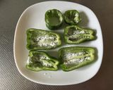 ピーマン肉詰め。ひき肉と豆腐でふんわり。作り方4写真