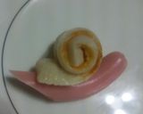 梅雨のキャラ弁 かえる かたつむり 傘作り方3写真