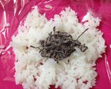 キャラ弁 梅雨バージョンコリラックマ作り方1写真