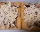トースターDE薄揚げピザ風( *´艸｀)作り方3写真