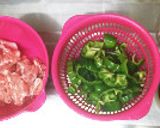 ピーマンと豚肉の炒め物作り方1写真