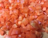 超簡単 炊飯器でチキンライス(ケチャップ作り方4写真