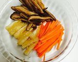 茄子と鳥挽肉のつけうどん 我が家流作り方4写真
