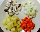 cafe風♡肉じゃが丼作り方1写真