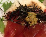 漬け時間無し！卵黄漬けのマグロ山かけ丼作り方8写真