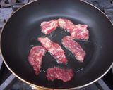 プロの味再現！牛肉と野菜のオイスター炒め作り方7写真
