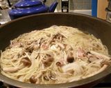 キノコたっぷりのスープパスタ♪作り方5写真
