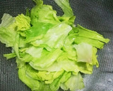 簡単♪シャキシャキレタスと春雨のスープ作り方1写真