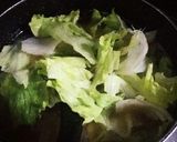 簡単♪シャキシャキレタスと春雨のスープ作り方6写真