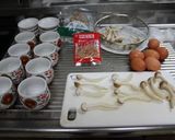 圧力鍋で茶碗蒸し（ブナシメジ入り）作り方1写真