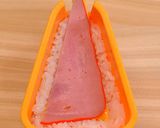 バラケにくい!ハムチーズおにぎり作り方5写真