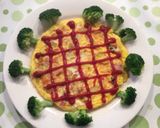 女子に人気ひまわり形キッシュ風卵焼き作り方12写真