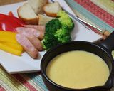 簡単おもてなし料理コーンチーズフォンデュ作り方3写真