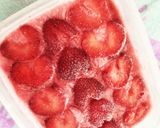 可愛い美味しい簡単いちごアイス作り方4写真