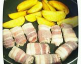 豚バラスイスの巻き巻き照り焼き♪作り方5写真