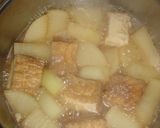 大根と厚揚げのしょうゆ煮作り方2写真