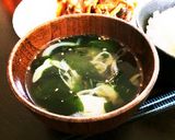 ねぎシャキ！黒胡椒強め☆ねぎわかめスープ作り方5写真