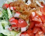 野菜たっぷり　中華風　冷製パスタ作り方5写真