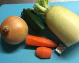 野菜とウインナーでミネストローネ作り方1写真