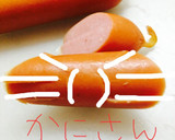 お弁当に☆1本で3種！ウインナー切り方作り方3写真