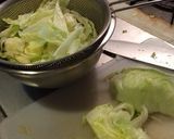 缶詰活用◇レタスと卵のガパオ風炒め作り方2写真