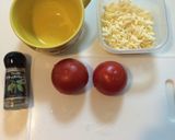 電子レンジde簡単トマトグラタン♡作り方1写真