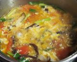 塩ラーメンでトマトたっぷり酸辣湯麺作り方6写真