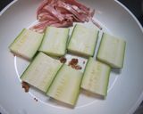 ズッキーニのベーコンチーズ焼き作り方5写真