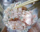 簡単♪鶏ささみの梅しそマヨチーズ焼き作り方5写真