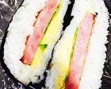 ☆簡単☆おにぎらず☆（厚切りハム編）作り方8写真