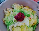 ＊キャベツのパスタソースチーズ焼き＊作り方4写真