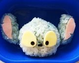ツムツムキャラ弁☆スティッチ作り方4写真