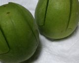漬けた後の実が、カリカリ美味♪梅ジュース作り方6写真