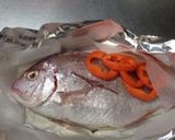 白身魚（ちだい）の酒蒸し作り方4写真