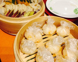 新玉ねぎのもちもち蒸し☆海老入り作り方4写真