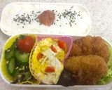 お弁当用に…豚こま肉で！胡麻ミニカツ作り方5写真
