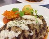 ✨　網焼きハンバーグトマトチーズ仕立て✨作り方9写真