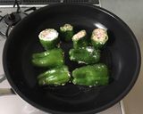 ピーマン肉詰め。ひき肉と豆腐でふんわり。作り方6写真