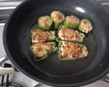 ピーマン肉詰め。ひき肉と豆腐でふんわり。作り方8写真