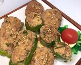 ピーマン肉詰め。ひき肉と豆腐でふんわり。作り方9写真
