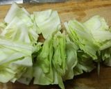 パパっと簡単！キャベツと小ネギのおつまみ作り方1写真