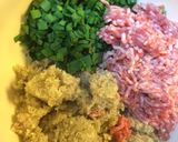 ★包まない★餃子のタネでガパオライス作り方1写真