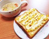 朝食に♡パパッとマヨコーントースト♪作り方5写真